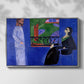 The Conversation, c. 1908-1912 - Floater Framed Canvas Print