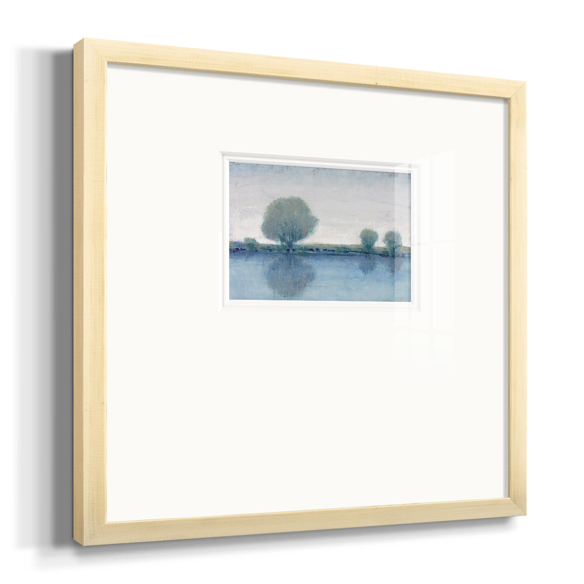 Afternoon Reflection I Premium Framed Print Double Matboard