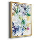 Like An Iris II - Modern Framed Canvas Print