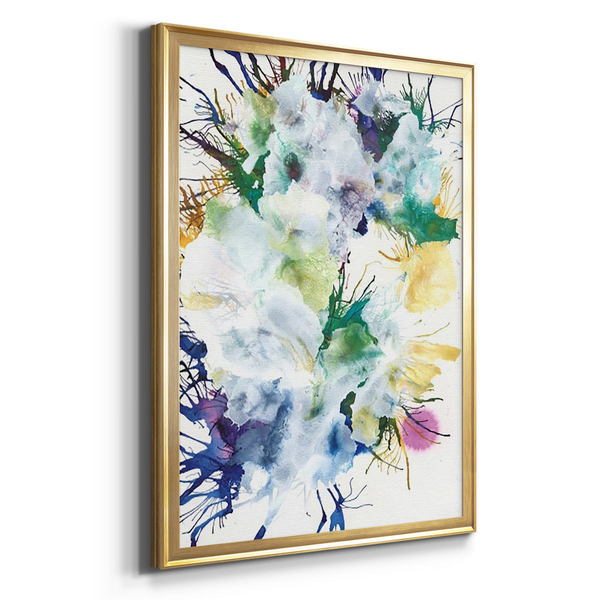 Like An Iris II - Modern Framed Canvas Print