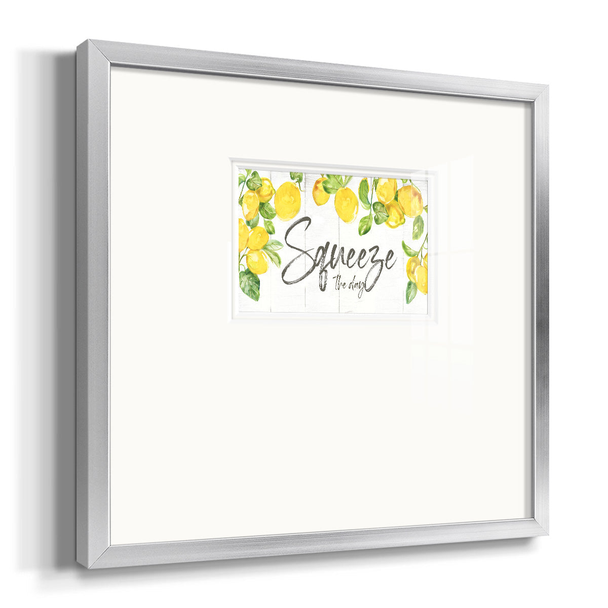 Lemon Squeeze Premium Framed Print Double Matboard