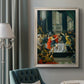 Classical historical painting of Alexander the Great by Donato Creti in an ornate champagne frame displayed in a neutral interior setting.