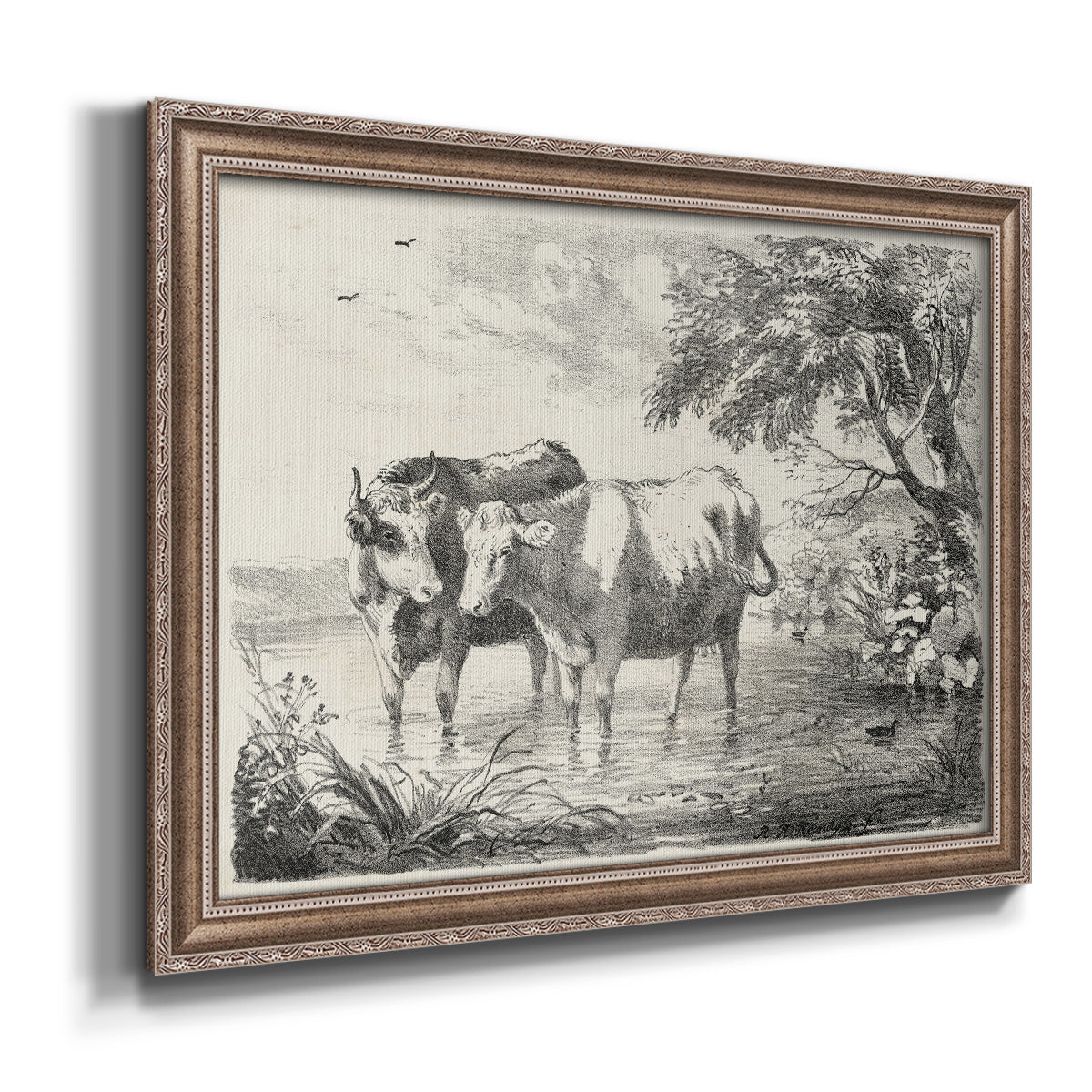 Rural Charms II Premium Framed Canvas- Ready to Hang