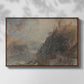 Rheinfels Looking to Katz and Gourhausen, 1817 - Floater Framed Canvas Print