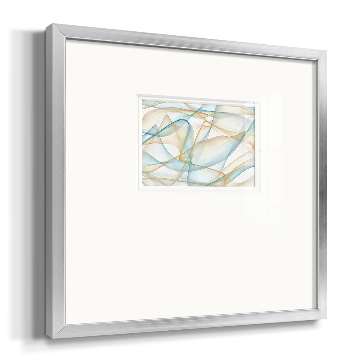 Curves and Waves V Premium Framed Print Double Matboard