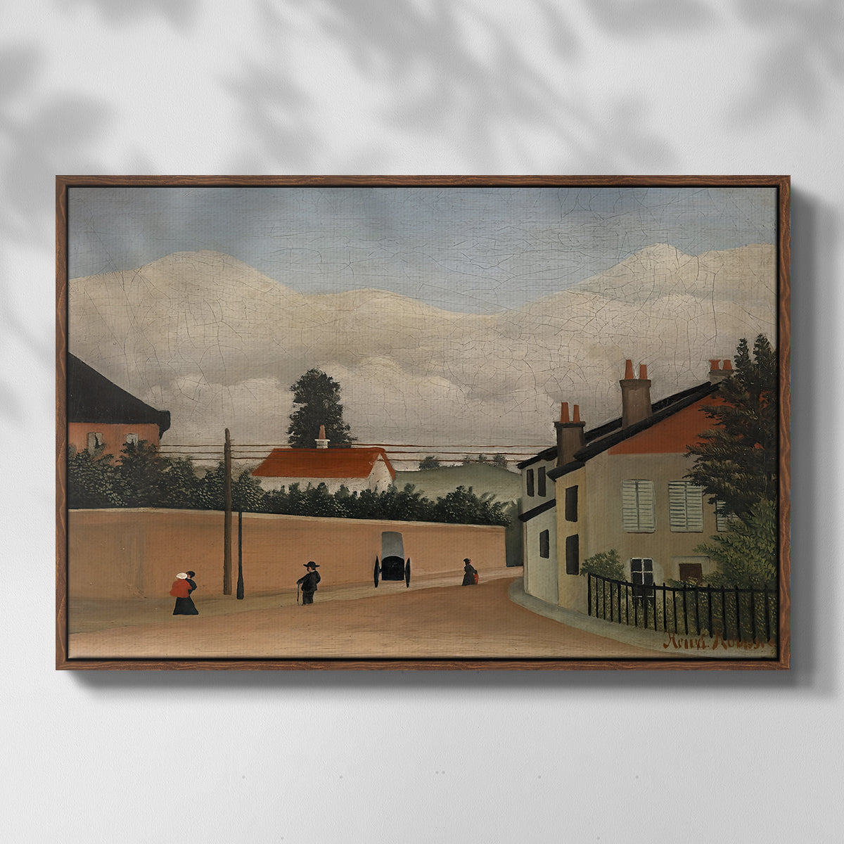 Outskirts of Paris, c. 1906-1910 - Floater Framed Canvas Print