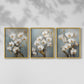 Floral Study Series LXV - Restickable Framed Art Set