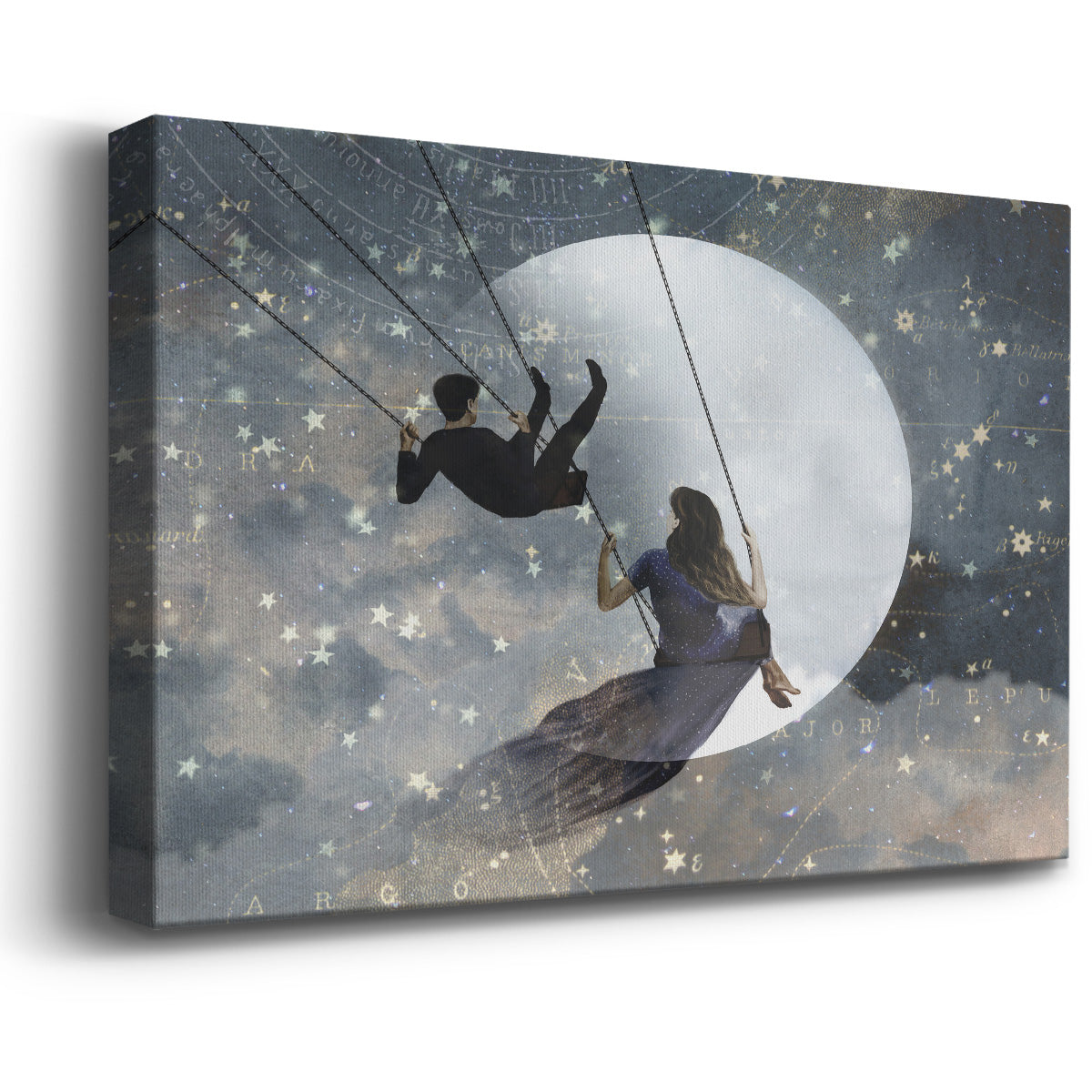 Celestial Love II Premium Gallery Wrapped Canvas - Ready to Hang