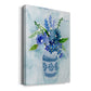 Blue Bouquet II Premium Gallery Wrapped Canvas - Ready to Hang