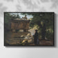 A Catholic Priest in Front of a Sarcophagus, c. 1857 - Floater Framed Canvas Print