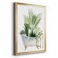 Plant Bath I - Modern Framed Canvas Print