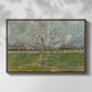 Orchard in Blossom (Plum Trees), 1888 - Floater Framed Canvas Print