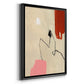 Terra Rosa Abstract II - Modern Framed Canvas Print