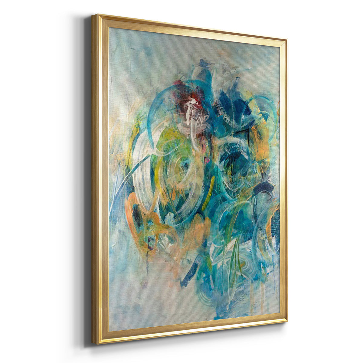 Silent Energy II - Modern Framed Canvas Print
