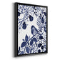 Indigo Song II - Modern Framed Canvas Print