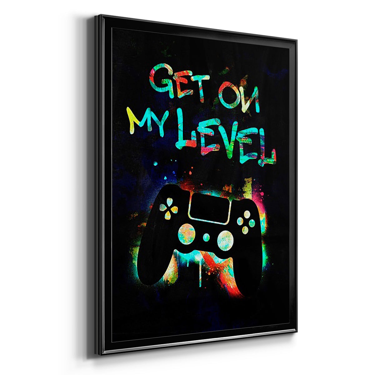 Gamer Tag II - Modern Framed Canvas Print