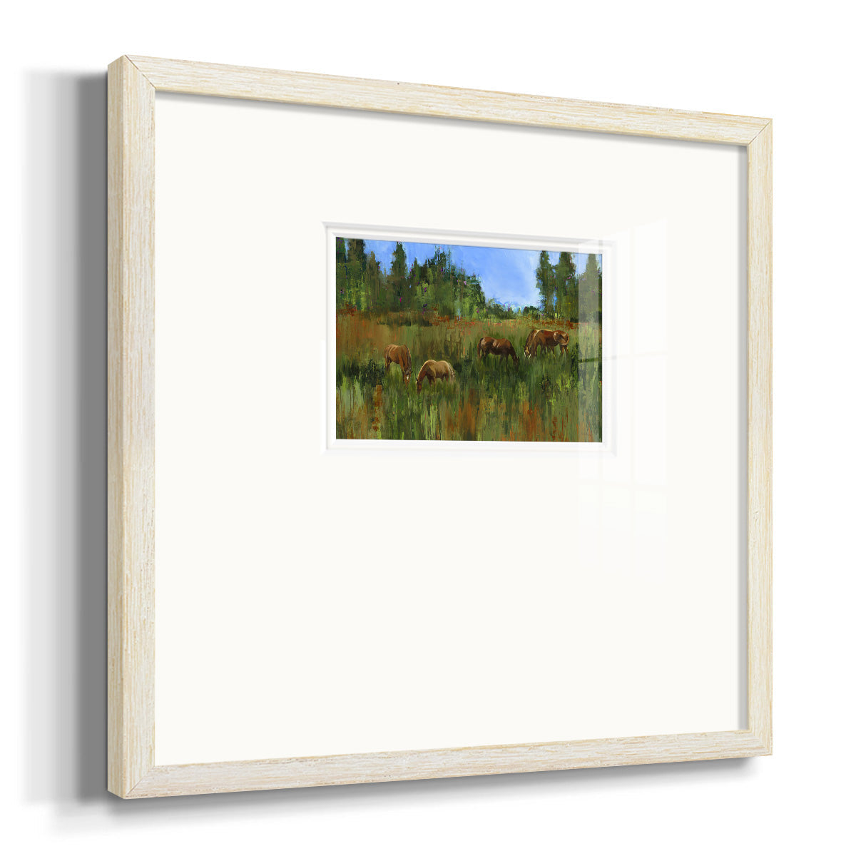 The Grass is Always Greener Premium Framed Print Double Matboard