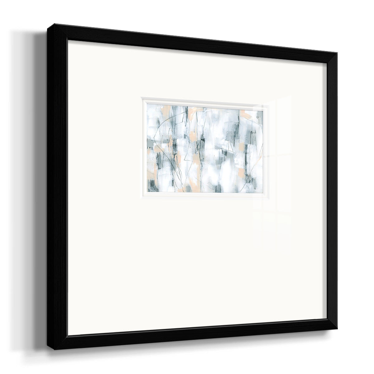 Stone Hatchmarks I Premium Framed Print Double Matboard