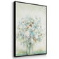 Textured Bouquet - Framed Premium Gallery Wrapped Canvas L Frame - Ready to Hang