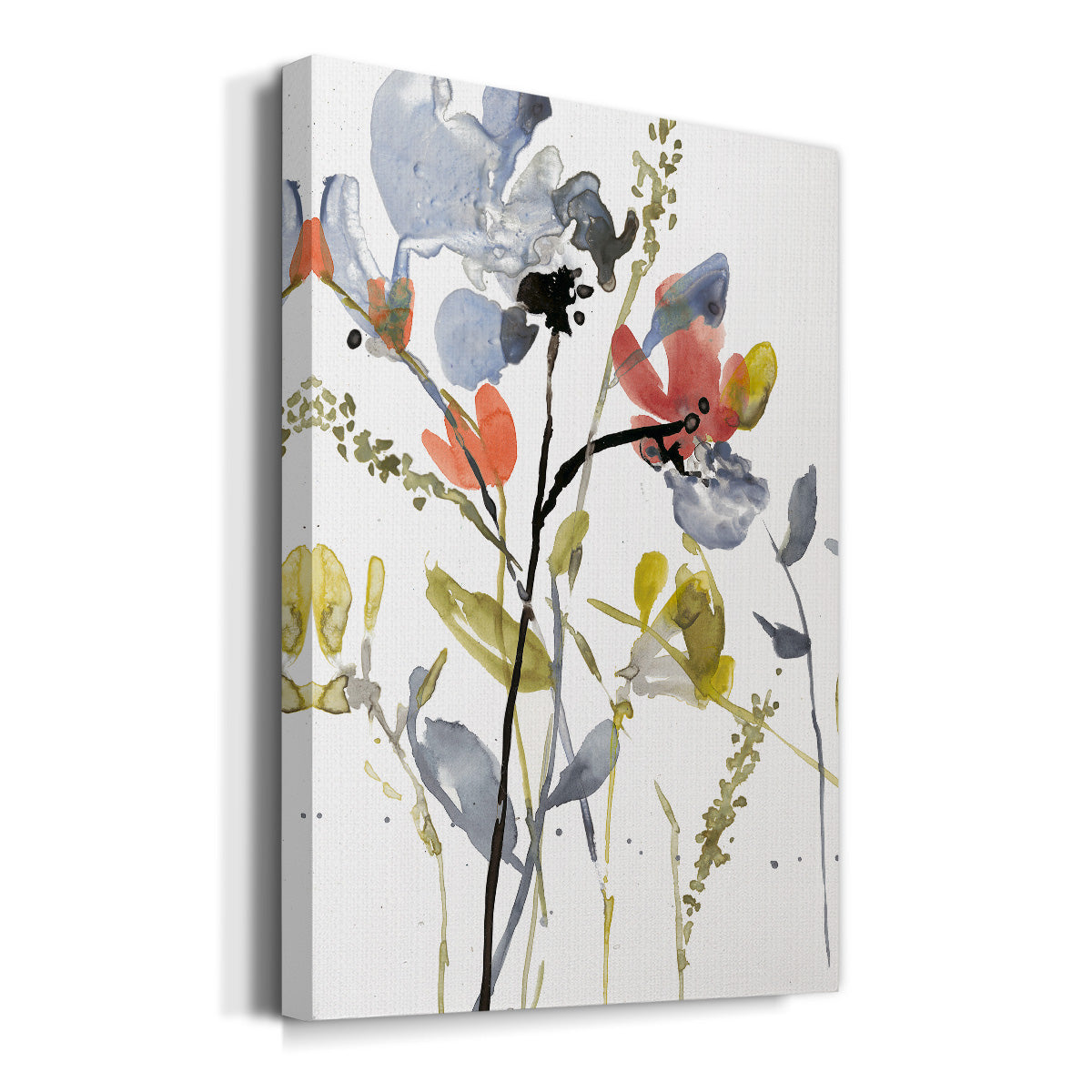 Flower Overlay II - Canvas Art Print