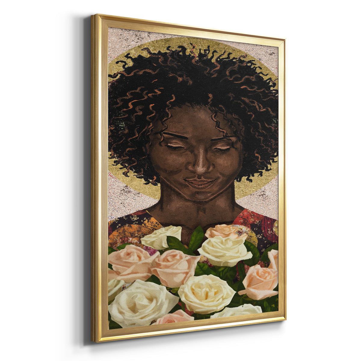 Meditation I - Modern Framed Canvas Print