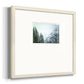 Snowfall in Cascadia II V1- Premium Framed Print Double Matboard