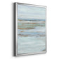 Muted Misty Marsh I - Modern Framed Canvas Print