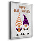 Halloween Gnomes - Modern Framed Canvas Print
