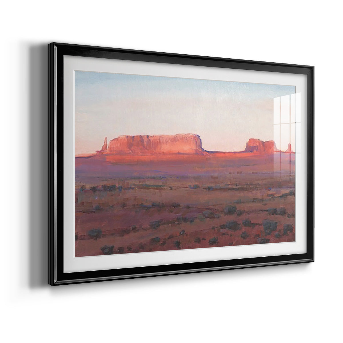 Red Rocks at Dusk I - Modern Framed Art Print