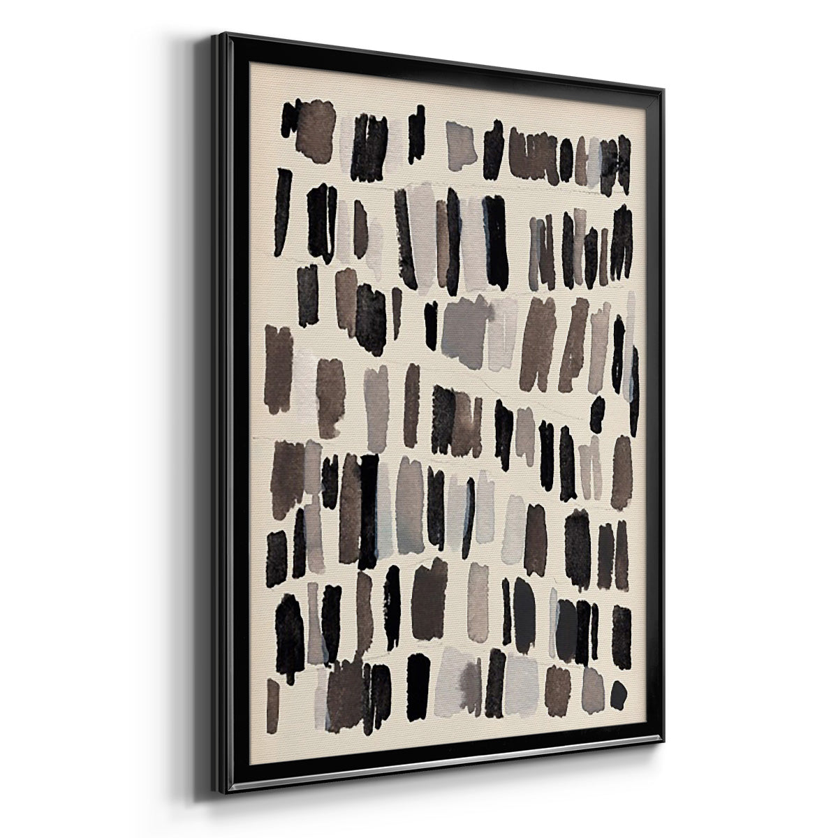 Chalk and Flint III - Modern Framed Canvas Print