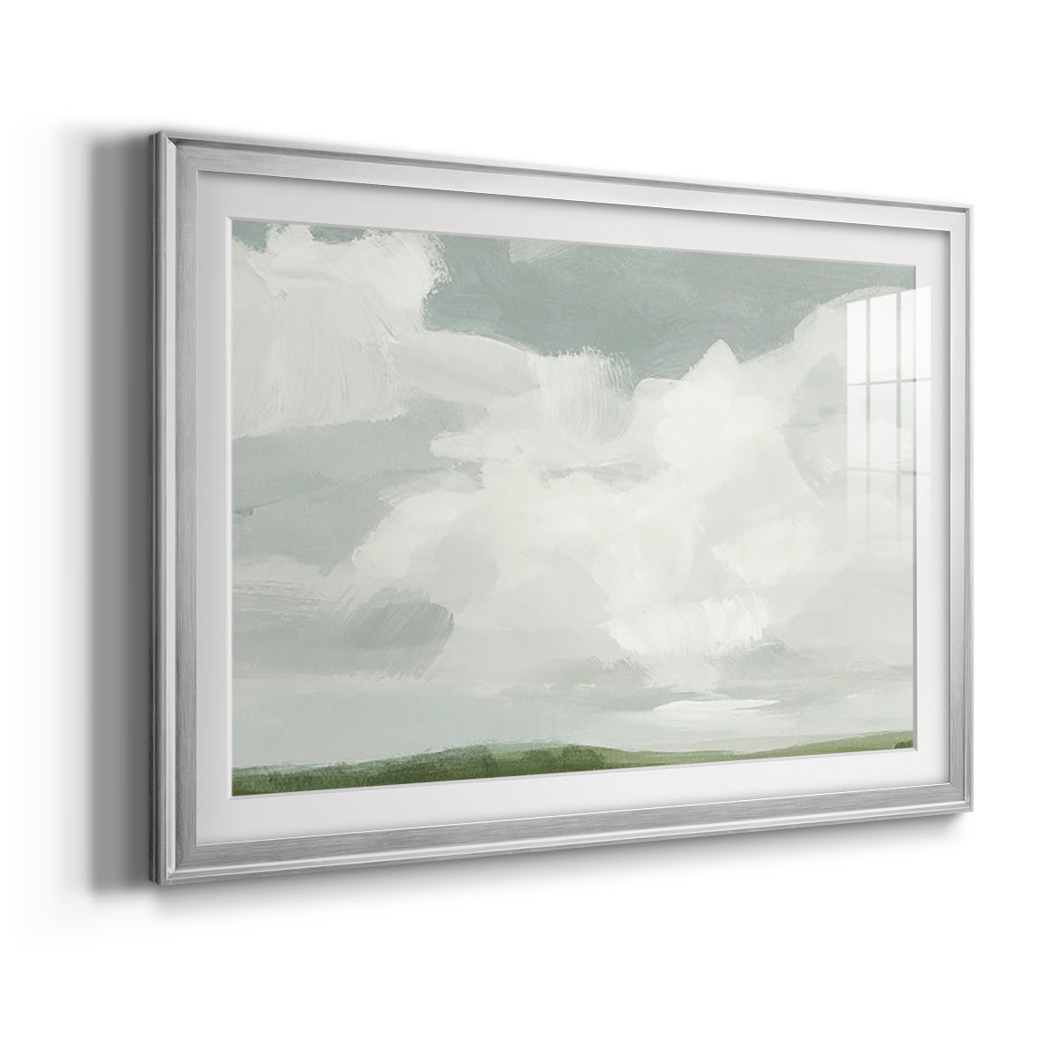 Gray Stone Sky I - Modern Framed Art Print