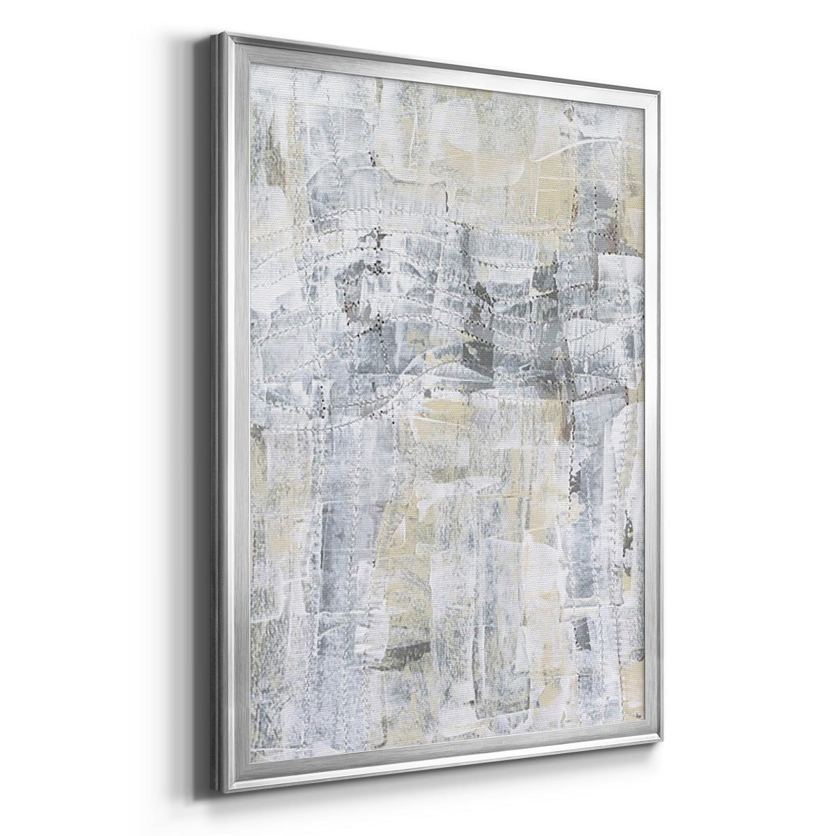 Ghost Town II - Modern Framed Canvas Print