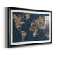 Navy Atlas Premium Framed Print - Ready to Hang