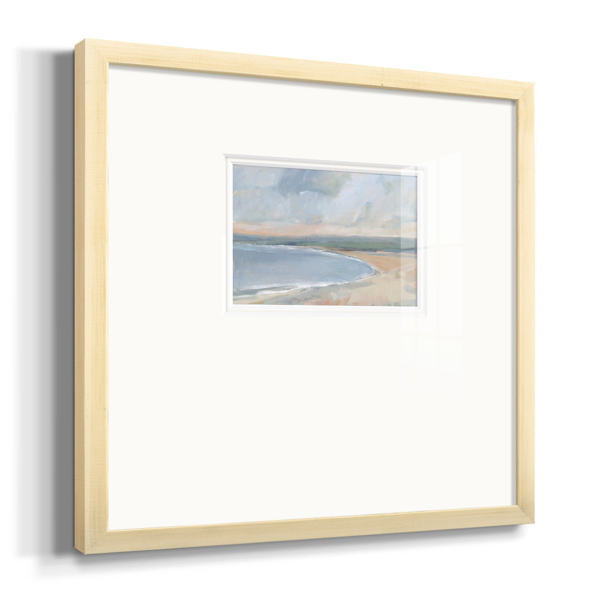 Coastal Study II Premium Framed Print Double Matboard