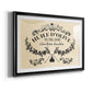 Antique French Label IV Premium Framed Print - Ready to Hang