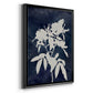 Indigo Botanical I Revisited - Modern Framed Canvas Print