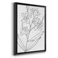 Botanical Sketch I - Modern Framed Canvas Print