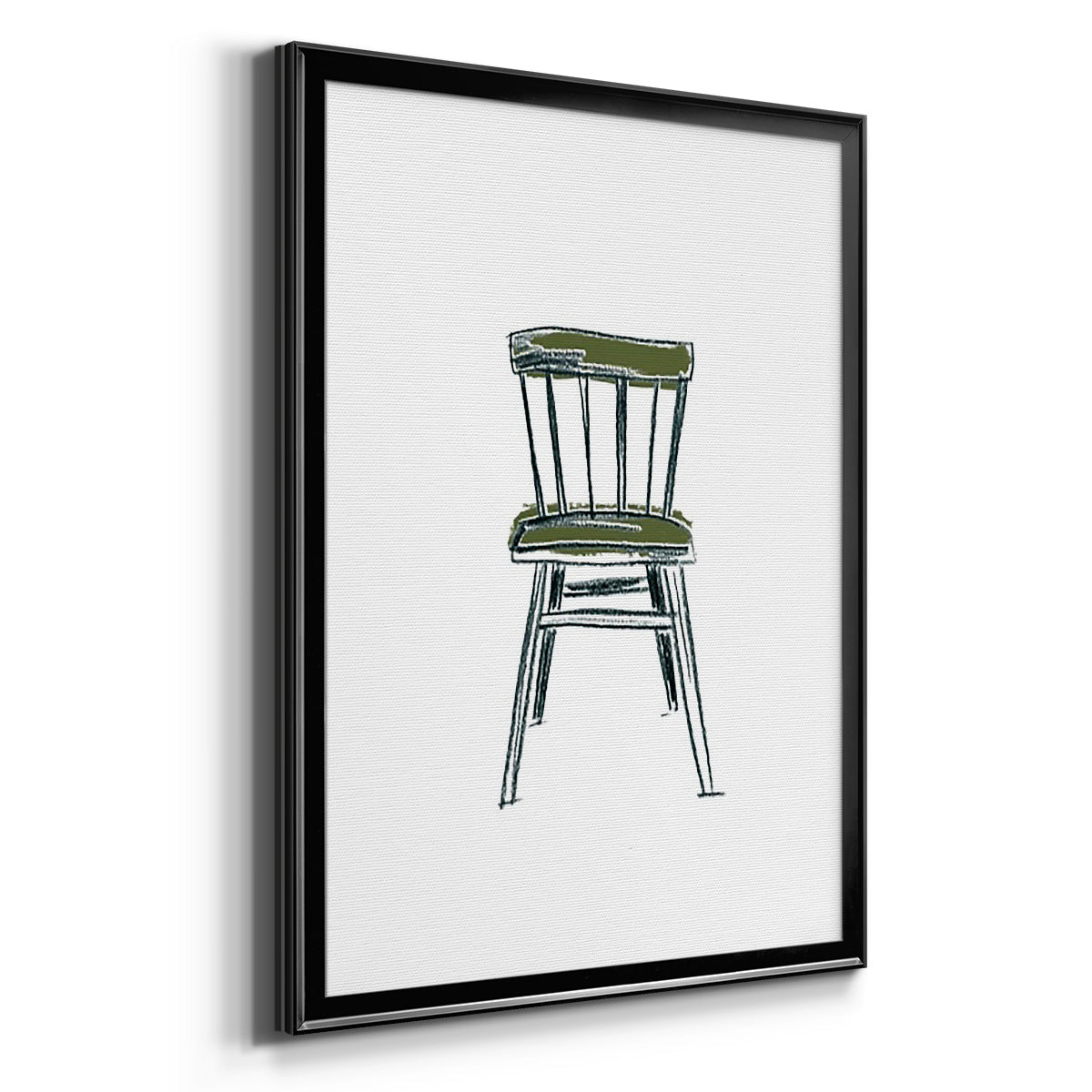 Take a Seat IV - Modern Framed Canvas Print