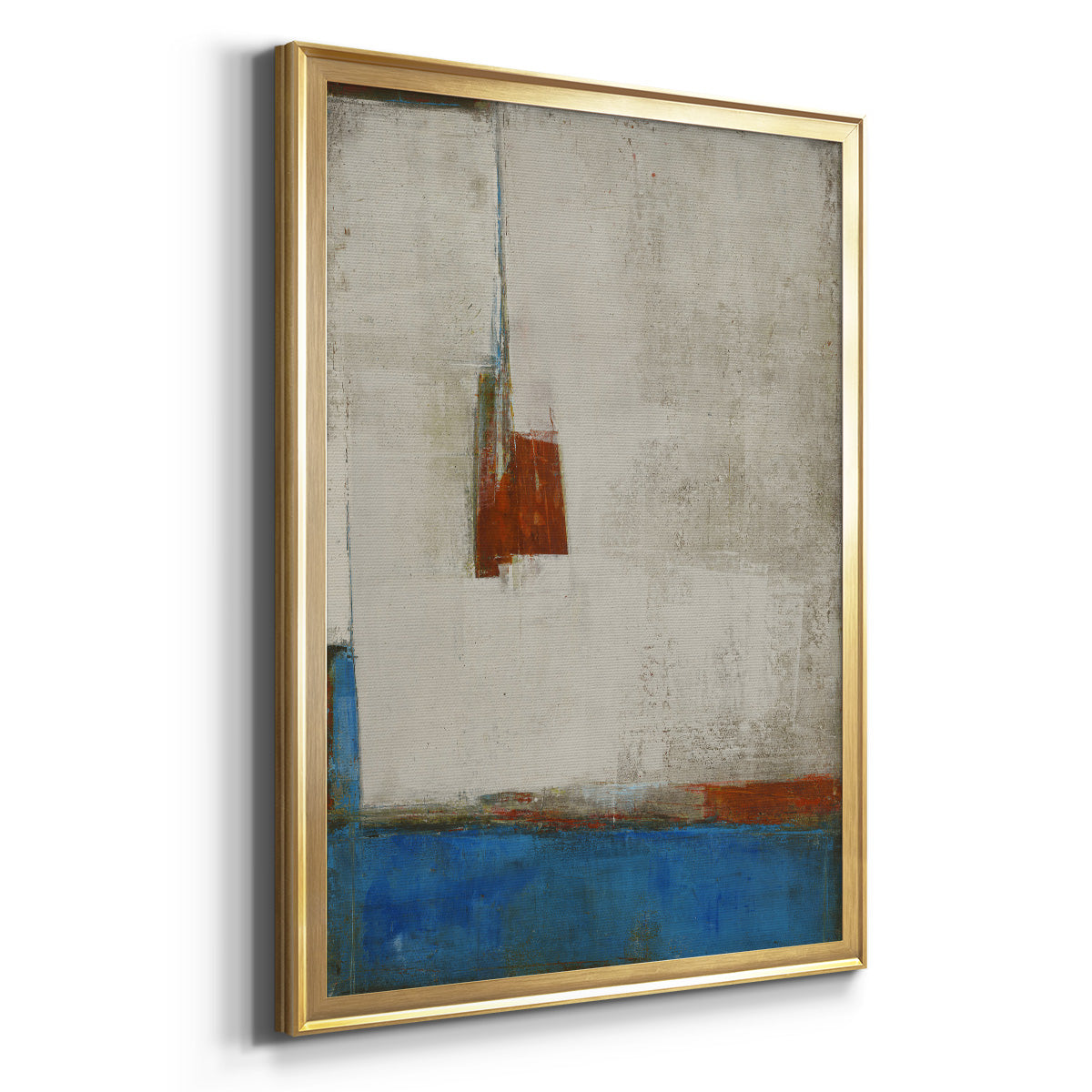 Take that Road - Modern Framed Canvas Print