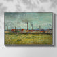 Factories at Clichy, 1887 - Floater Framed Canvas Print