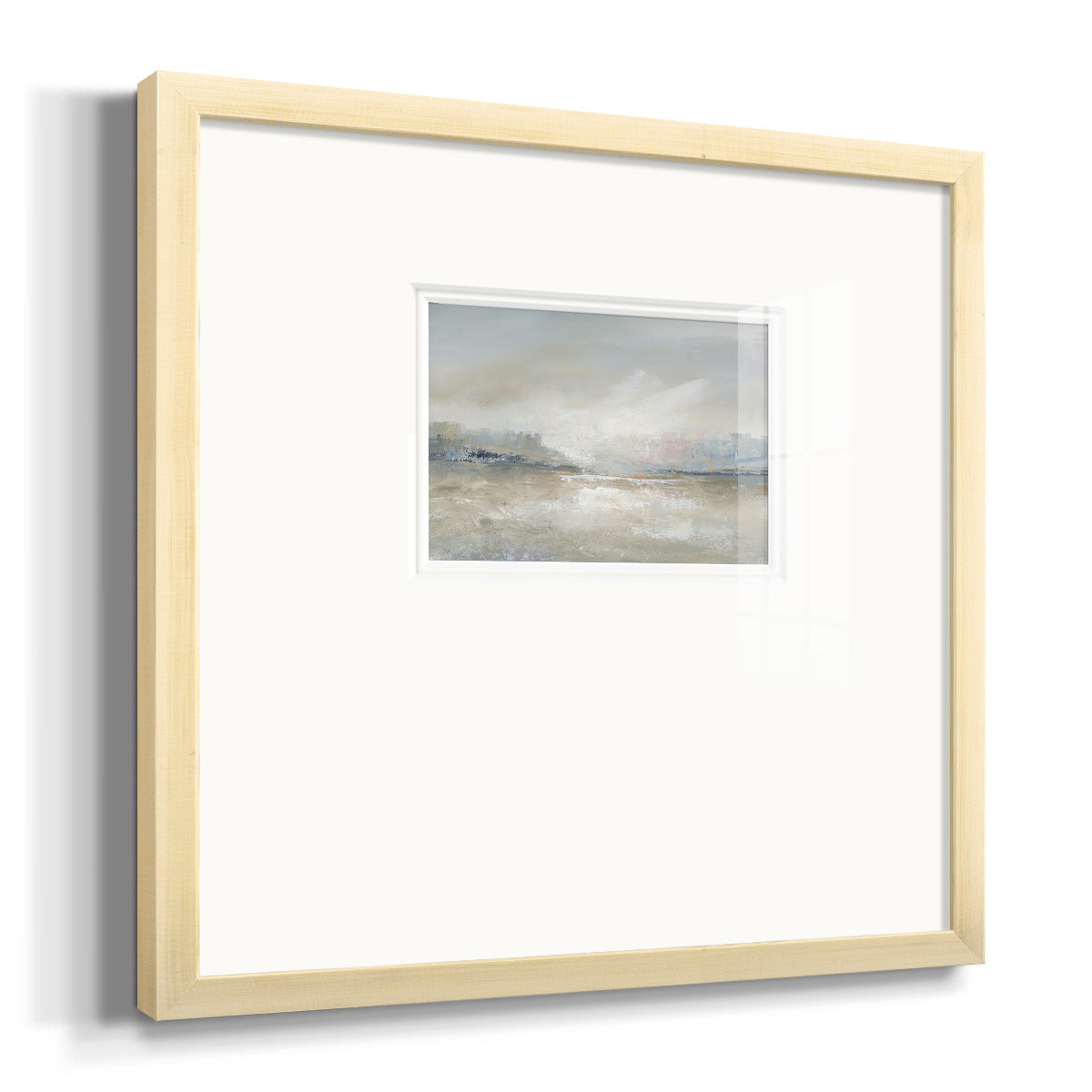 Horizon Haze Premium Framed Print Double Matboard