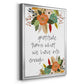 Illustrated Impressions II - Modern Framed Canvas Print