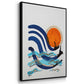 Walking Barefoot in the Grass - Floater Framed Canvas Set