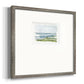 Coastline Splash I Premium Framed Print Double Matboard