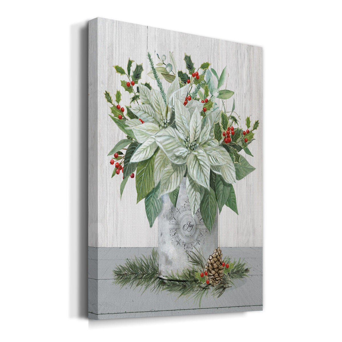 Farmhouse Christmas Joy Premium Gallery Wrapped Canvas - Ready to Hang