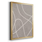 Fissures I - Modern Framed Canvas Print