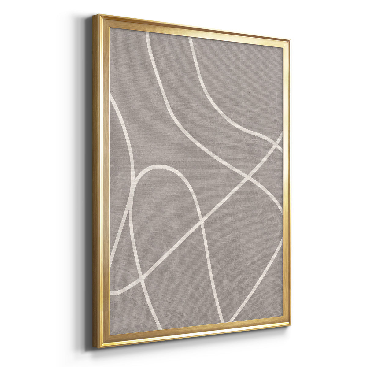 Fissures I - Modern Framed Canvas Print