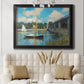 The Road Bridge At Argenteuil - Ornate Framed Canvas Print