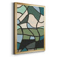 Multicolor Stained Glass II - Modern Framed Canvas Print
