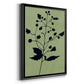 Earthly Botanical II - Modern Framed Canvas Print
